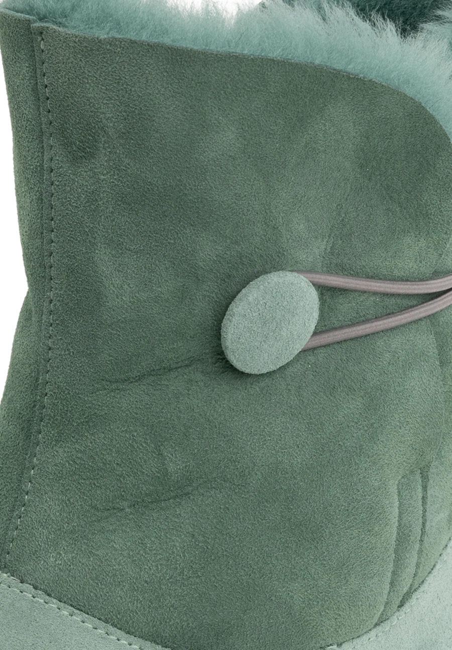 flauschig-wärmender Lammfellstiefel Veloursleder - Image 12