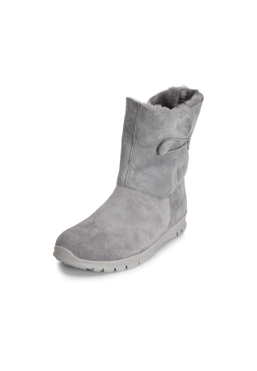 flauschig-wärmender Lammfellstiefel Veloursleder - Image 26
