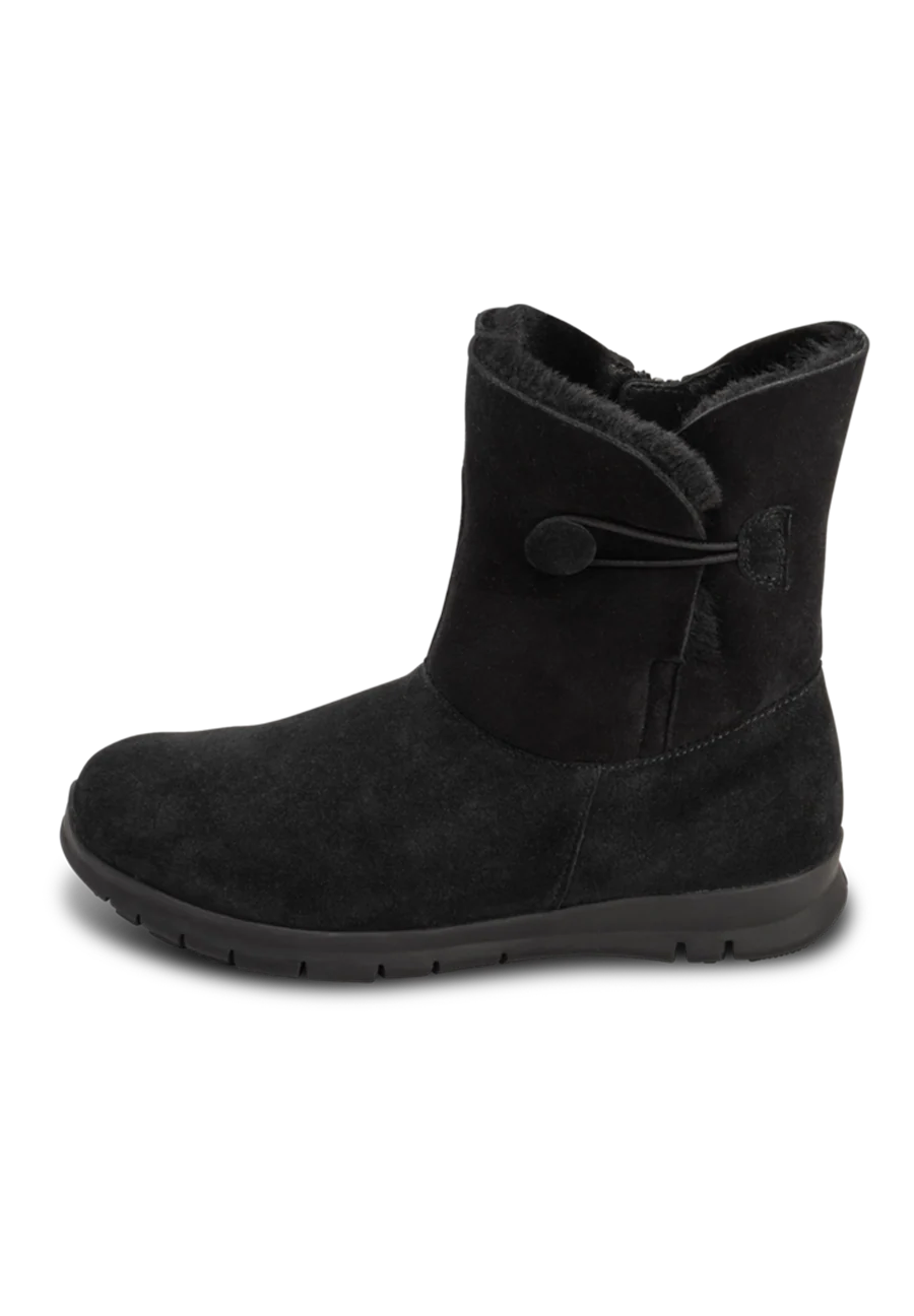 flauschig-wärmender Lammfellstiefel Veloursleder - Image 39