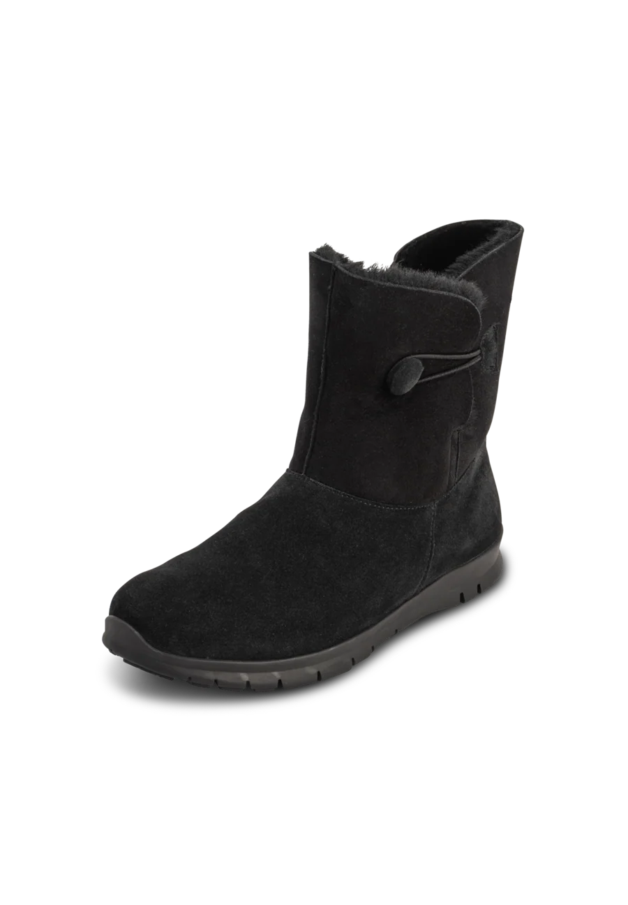 flauschig-wärmender Lammfellstiefel Veloursleder - Image 41
