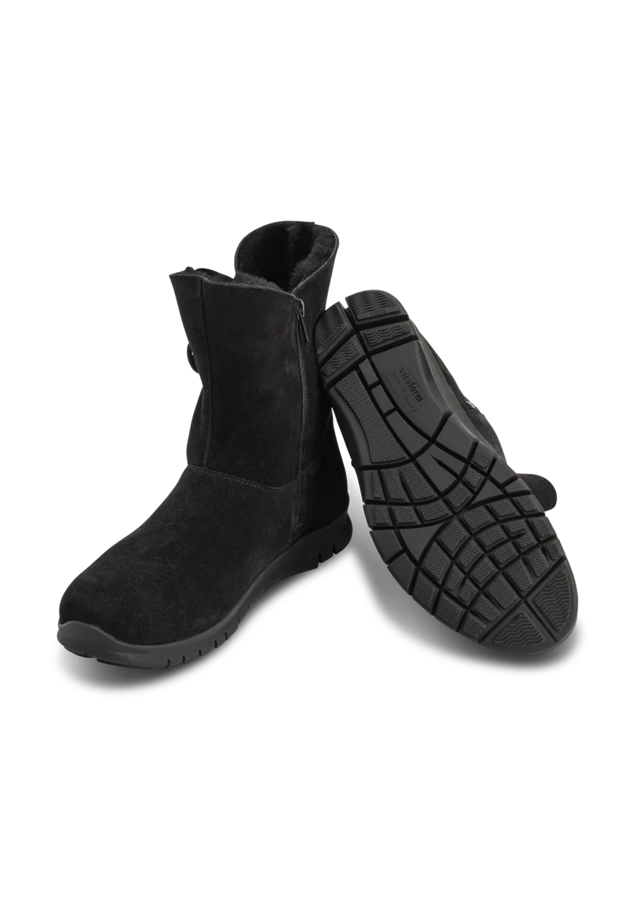 flauschig-wärmender Lammfellstiefel Veloursleder - Image 42