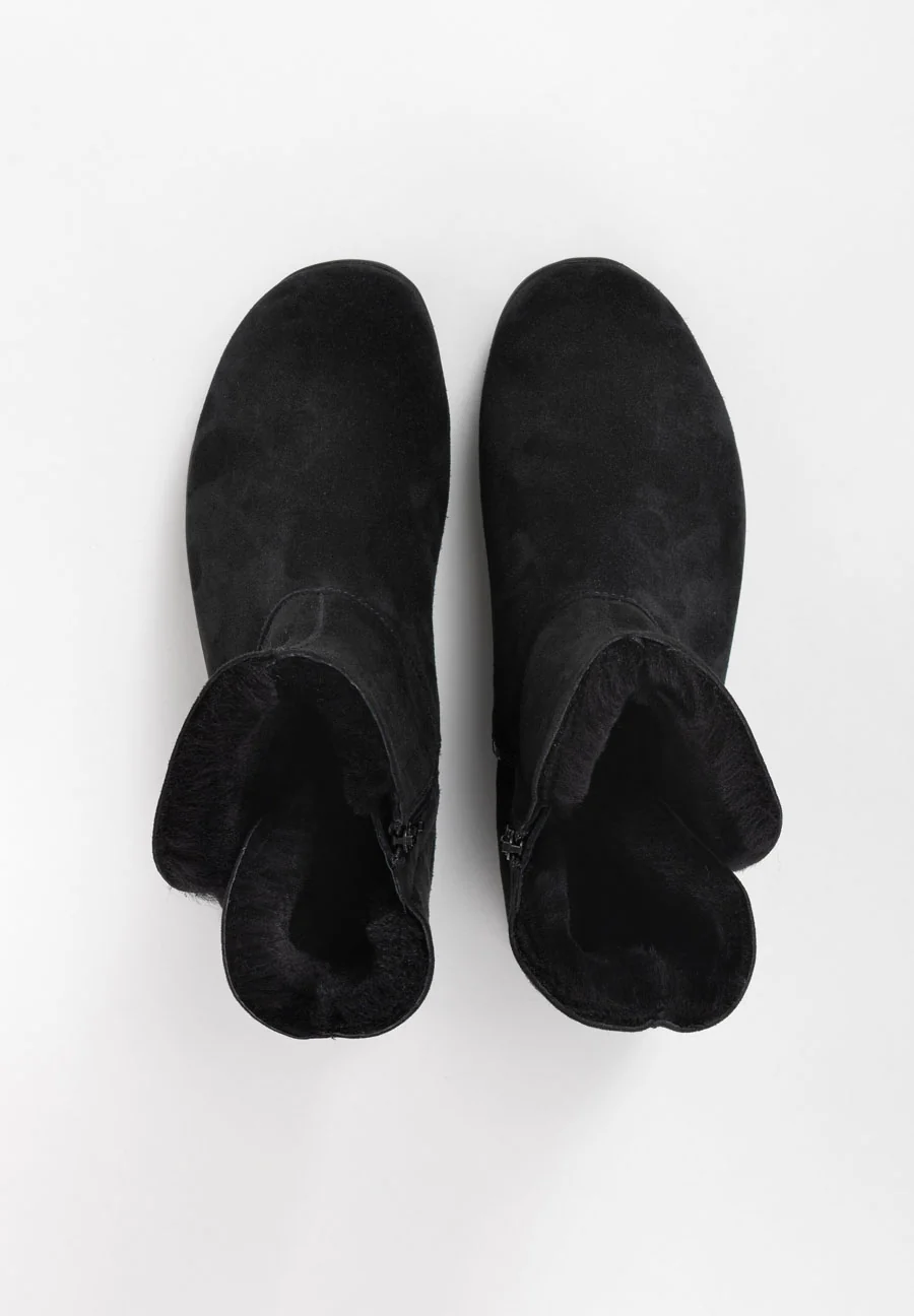 flauschig-wärmender Lammfellstiefel Veloursleder - Image 44