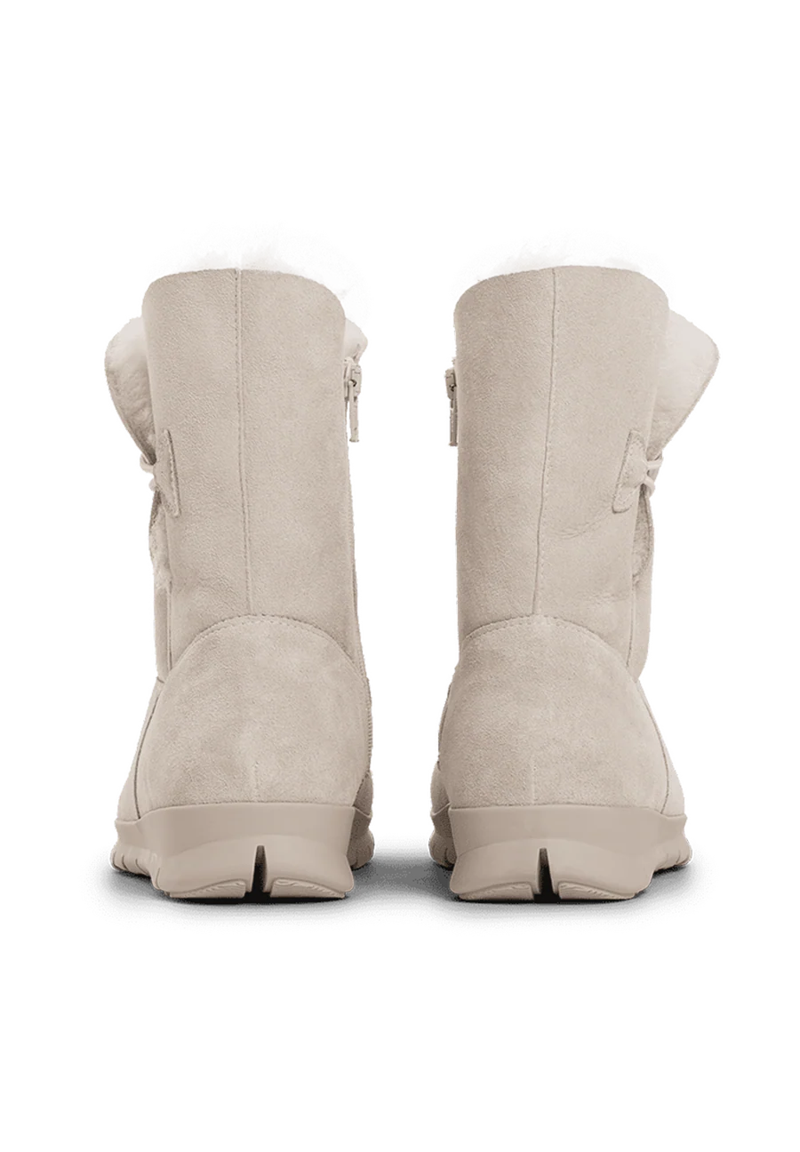 flauschig-wärmender Lammfellstiefel Veloursleder - Image 7