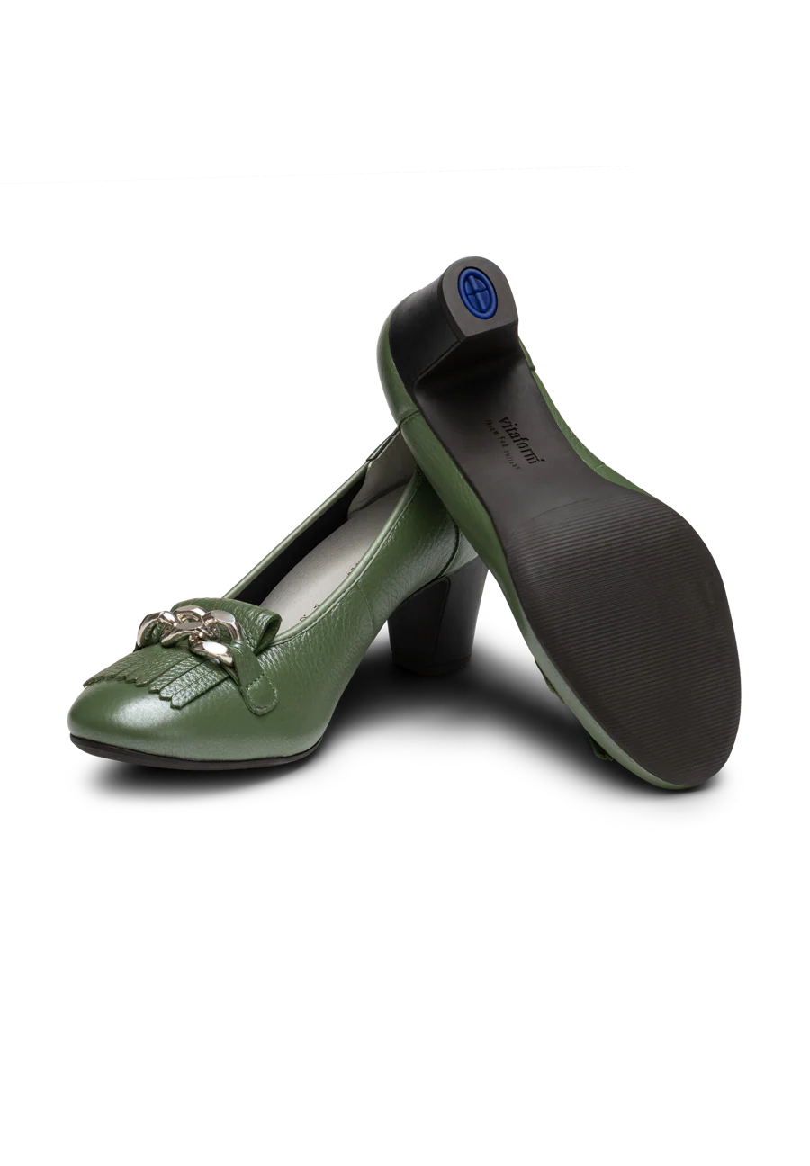 hervorstechender Pumps Hirschleder - Image 4