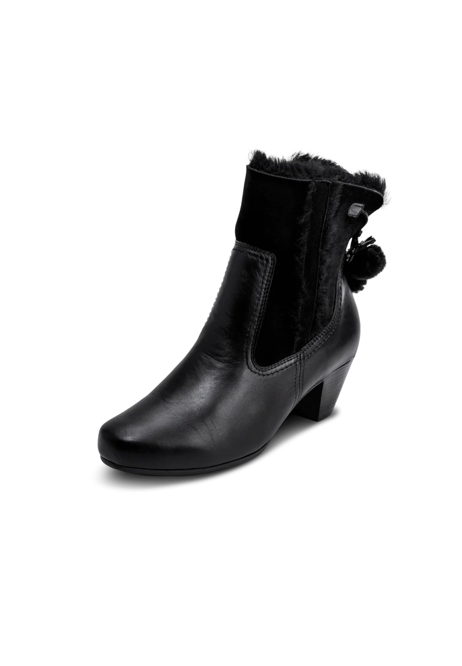 hübsche-wärmende Stiefelette Lammfell - Image 10