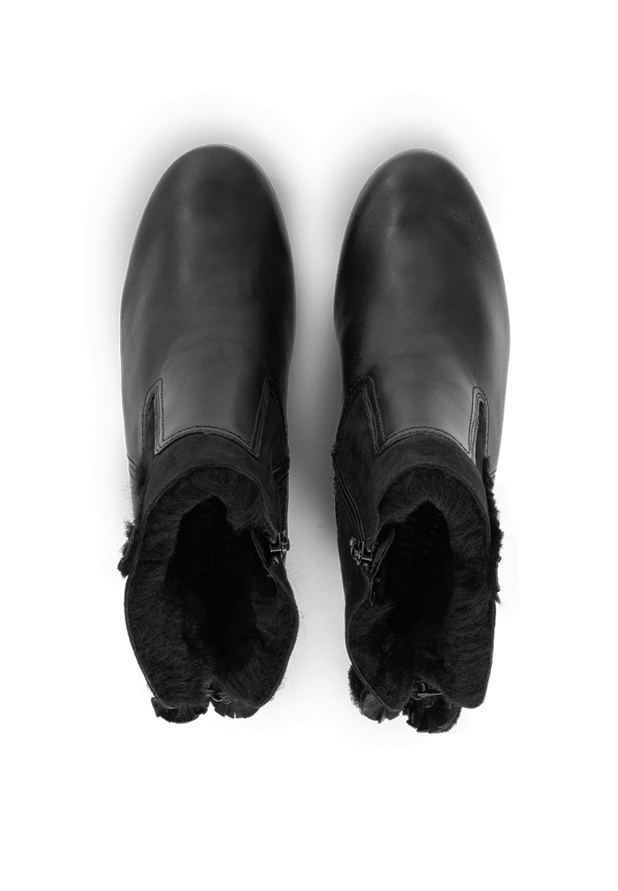 hübsche-wärmende Stiefelette Lammfell - Image 13