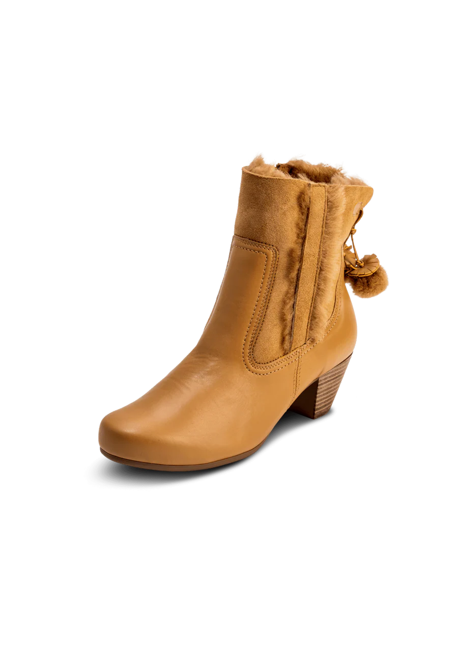 hübsche-wärmende Stiefelette Lammfell - Image 3