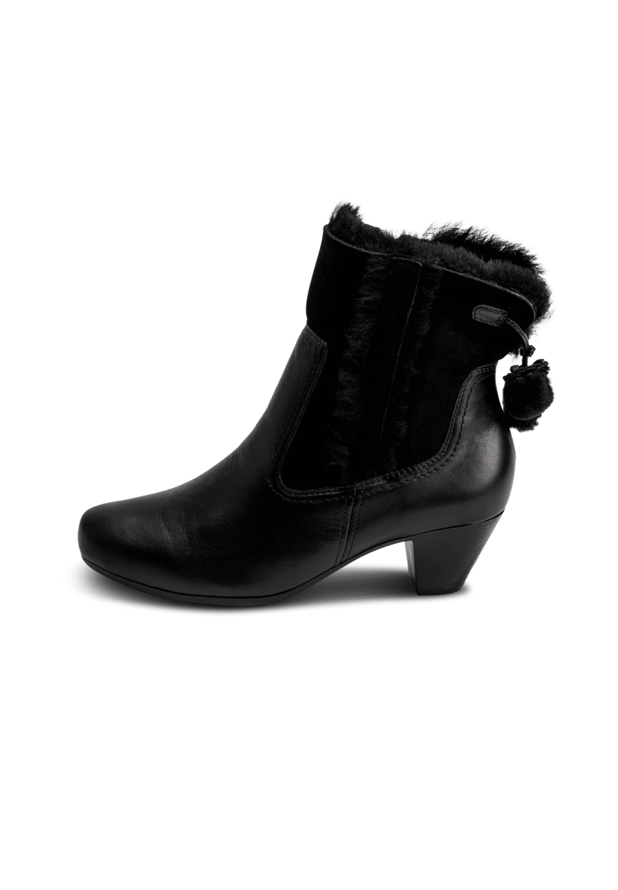hübsche-wärmende Stiefelette Lammfell - Image 8