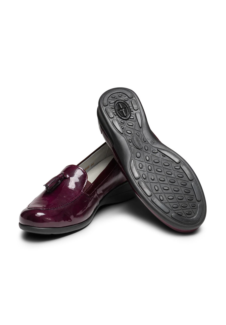 modischer Slipper Leder/Stretch - Image 4