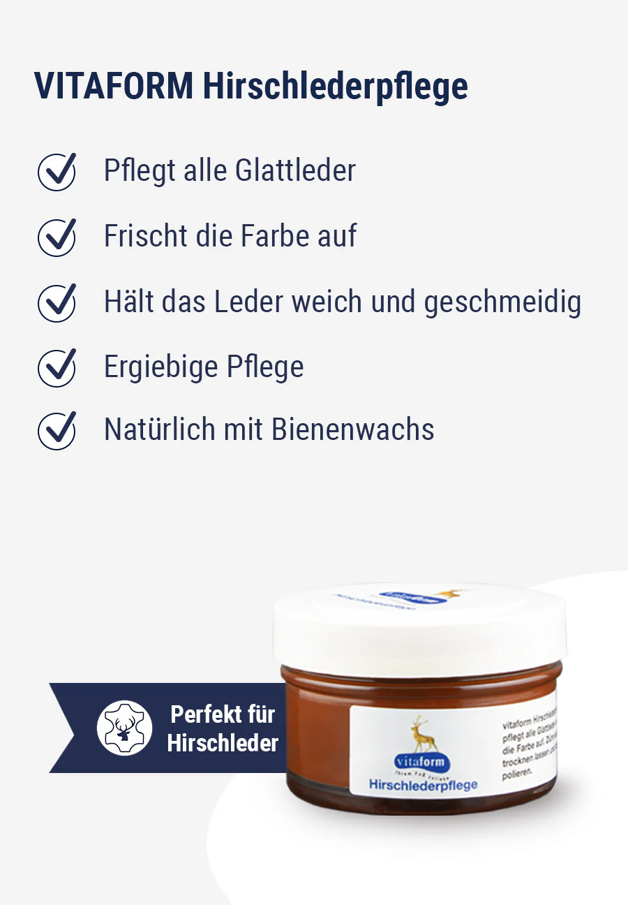 pflegende & farbauffrischende Hirschlederpflege 50 ml - Image 11