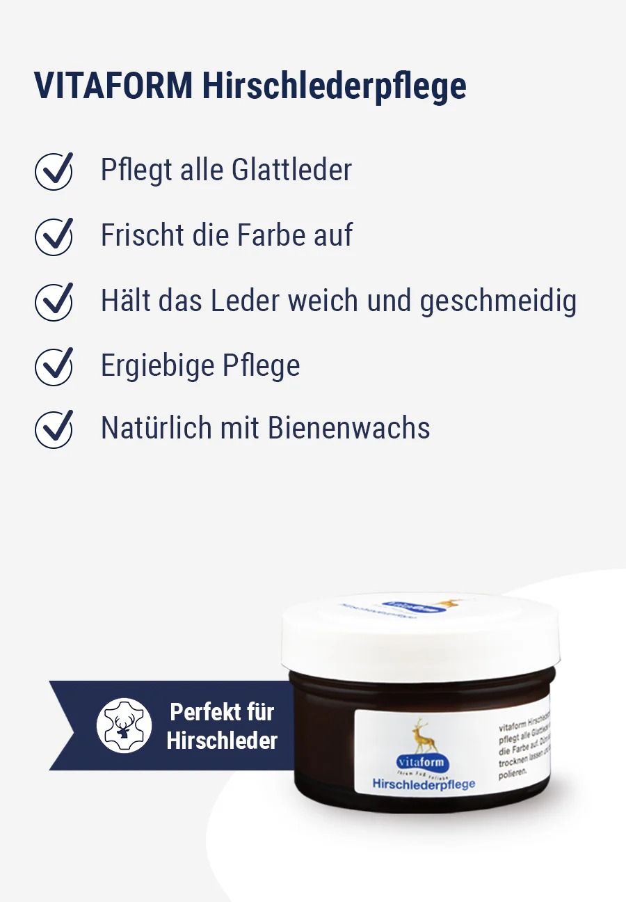 pflegende & farbauffrischende Hirschlederpflege 50 ml - Image 15