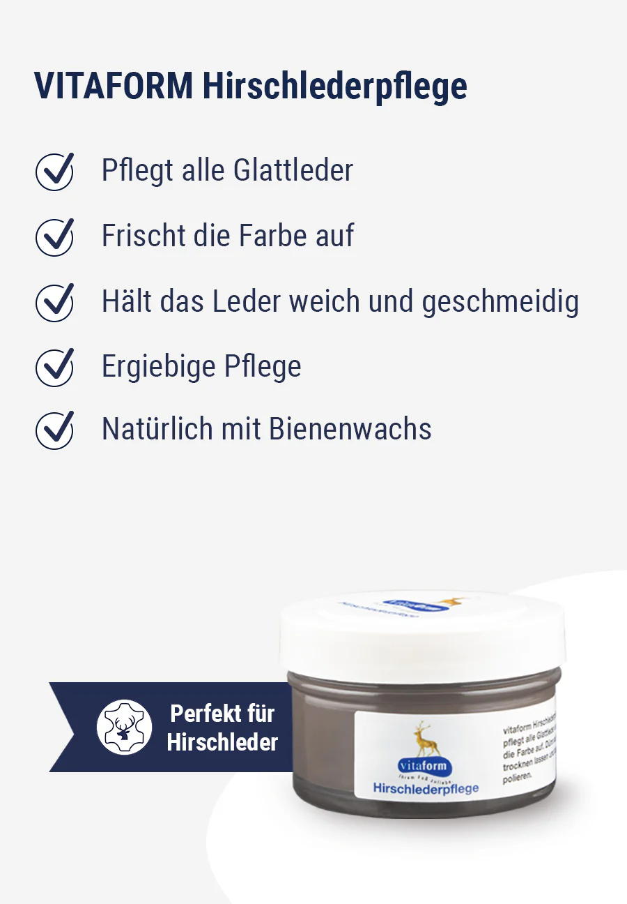 pflegende & farbauffrischende Hirschlederpflege 50 ml - Image 3
