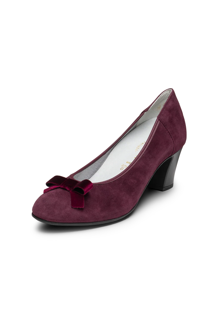 samtig weicher Pumps Samtziege - Image 3
