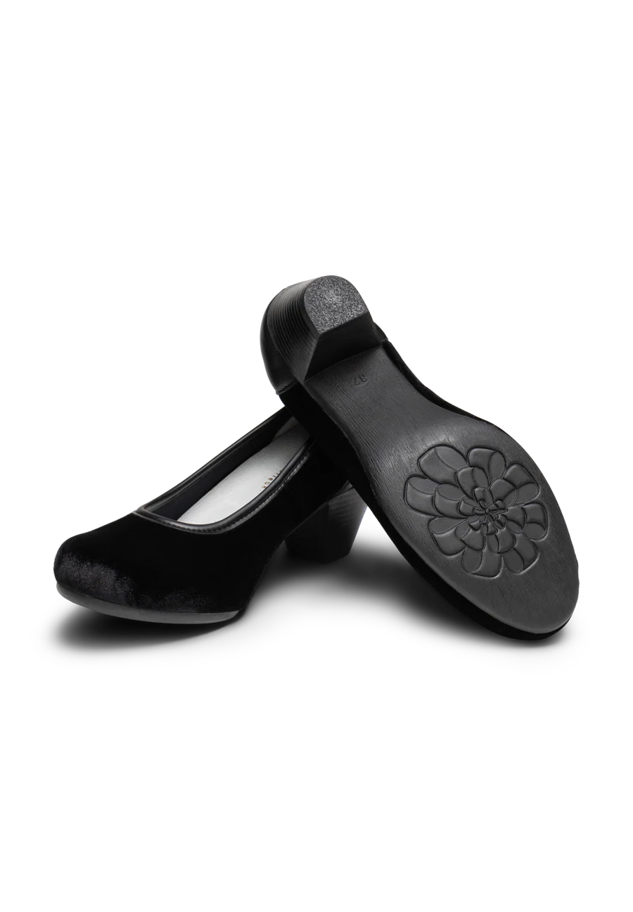 samtiger Pumps Leder/Stretch - Image 4