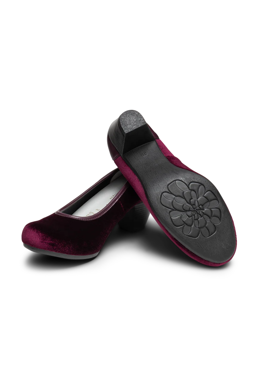 samtiger Pumps Leder/Stretch - Image 8
