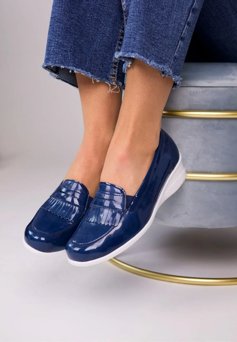 zeitloser Slipper Leder/Stretch - Image 10