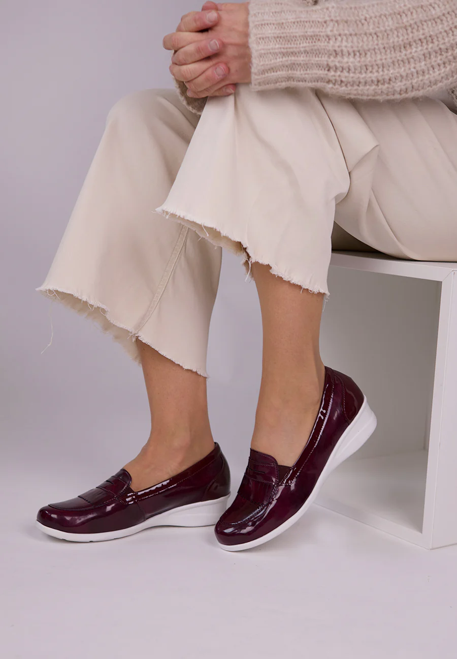 zeitloser Slipper Leder/Stretch - Image 6
